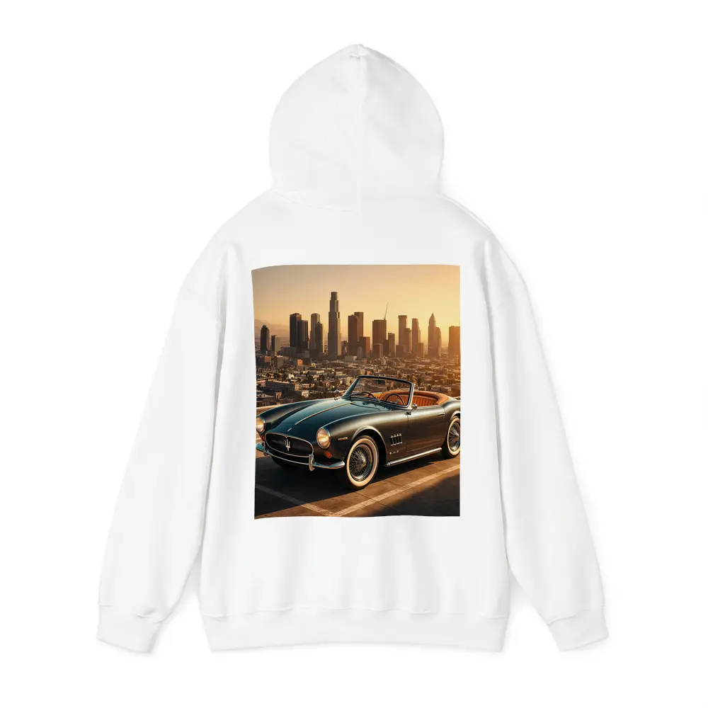 Maserati GranTurismo Classic Convertible Los Angeles Skyline – Hoodies