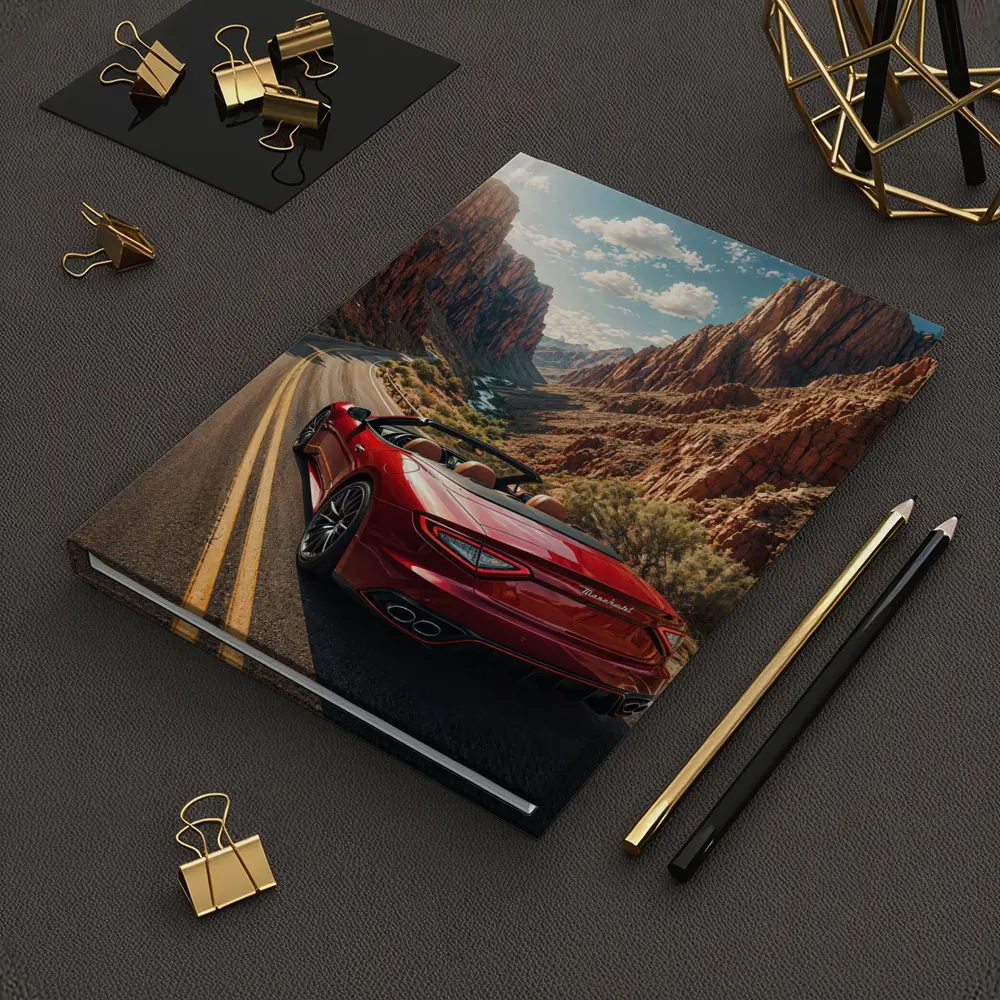 Maserati GranCabrio Red Canyon Road Drive – Notebooks