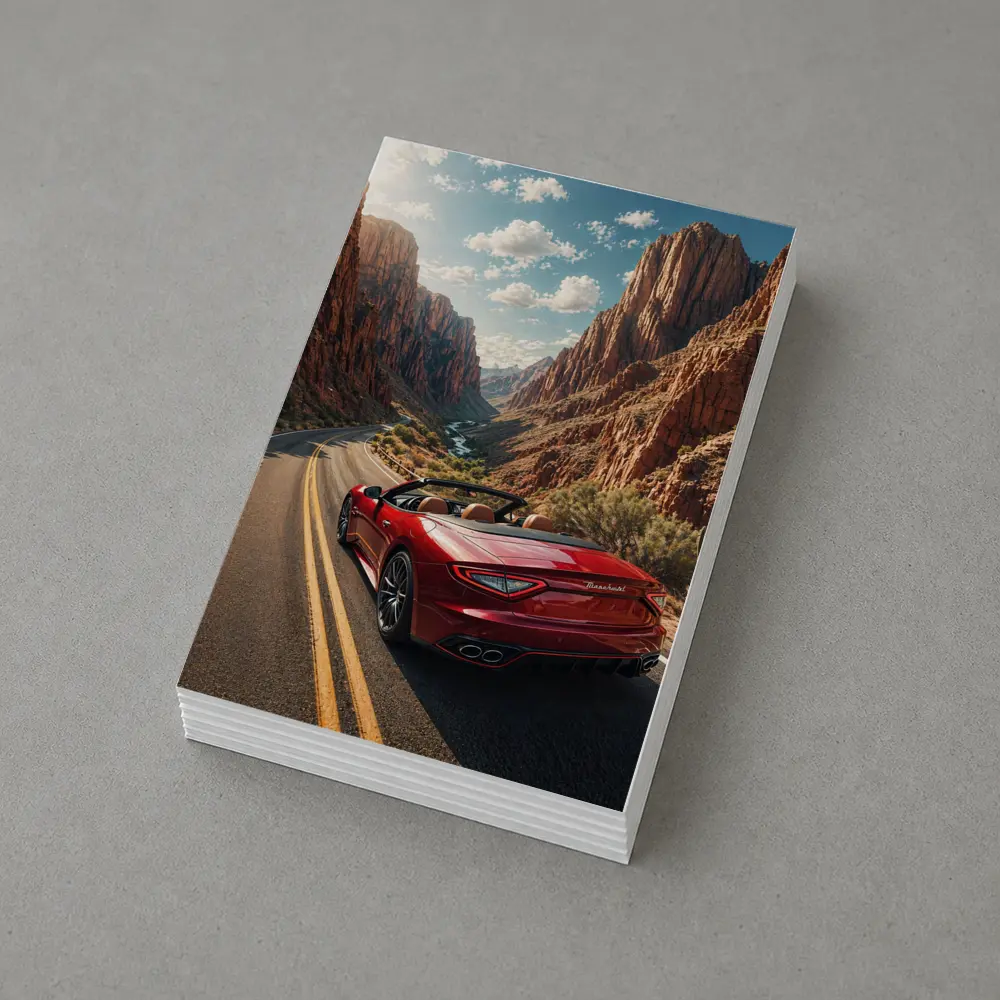 Maserati GranCabrio Red Canyon Road Drive – Postcards