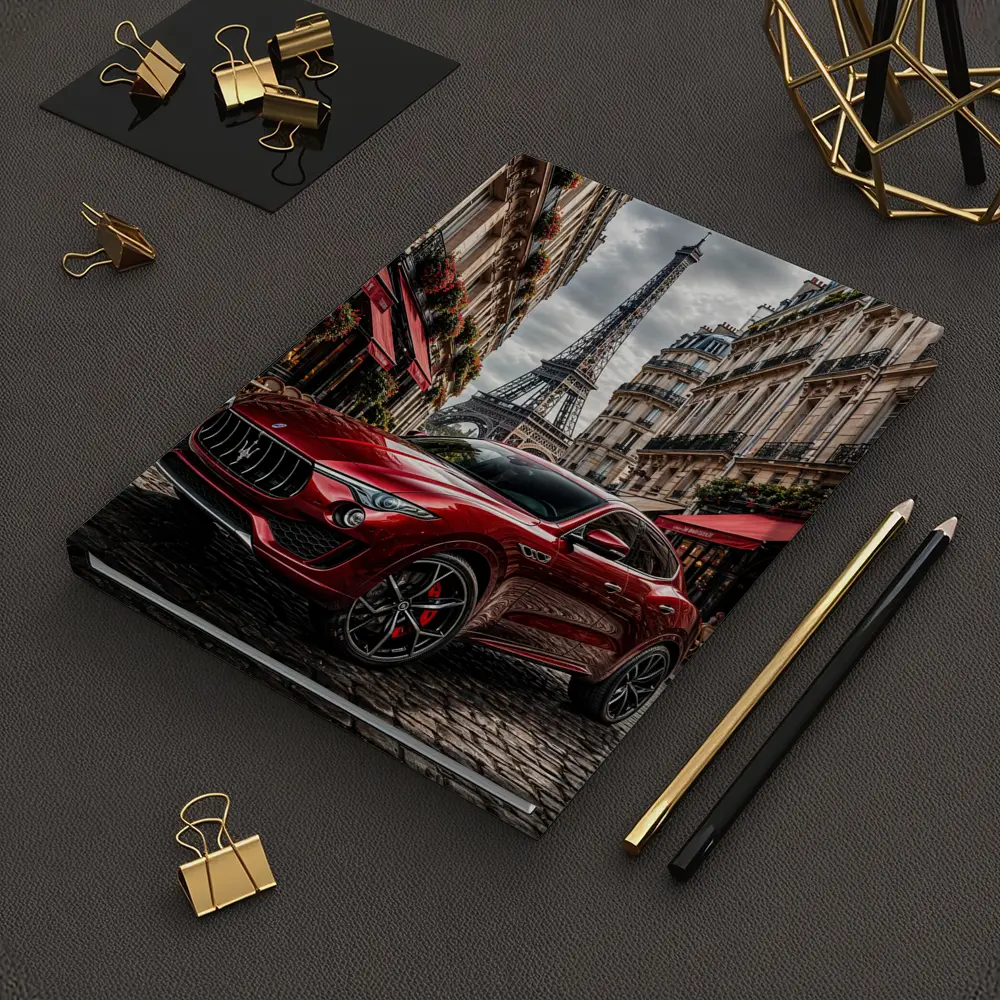 Maserati Levante Red Paris Eiffel Tower – Notebooks