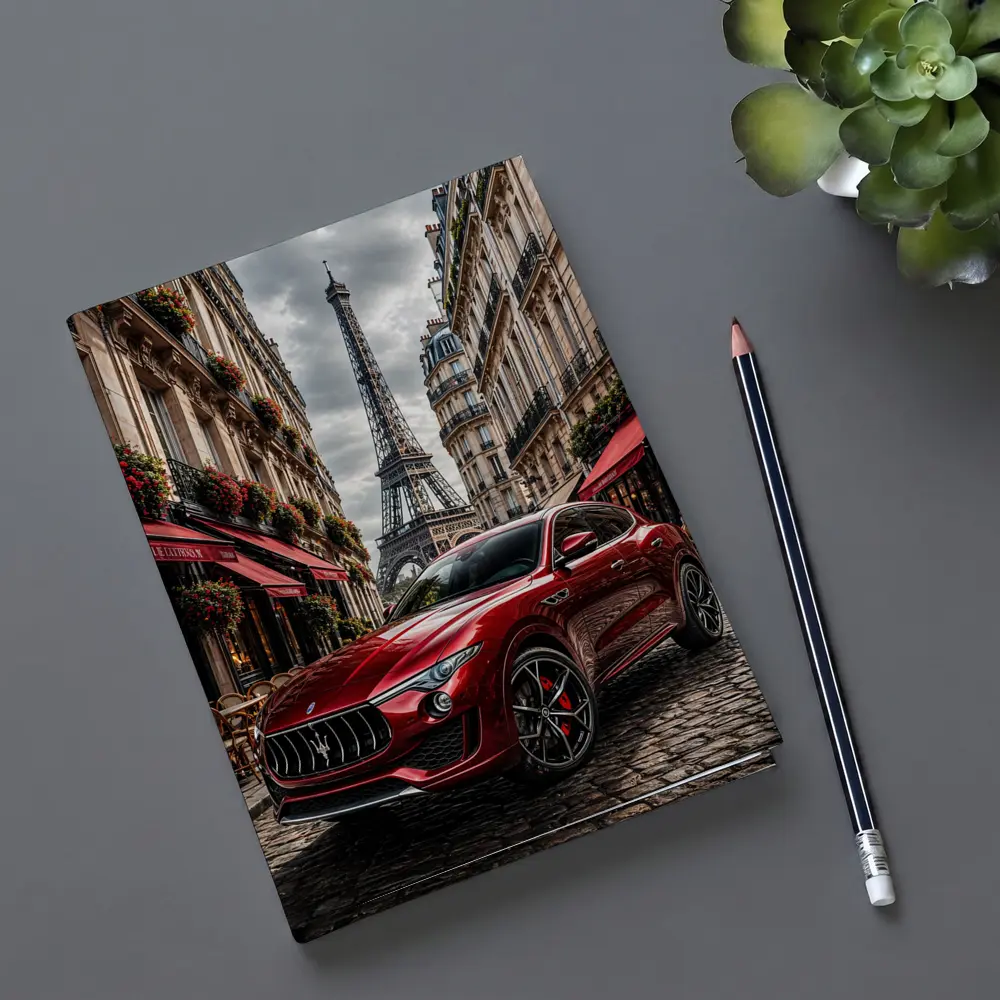 Maserati Levante Red Paris Eiffel Tower – Notebooks