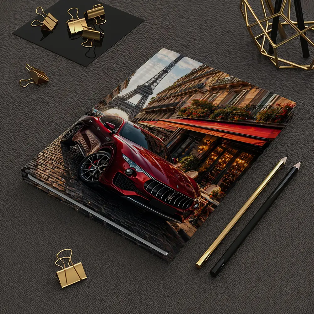 Maserati Levante Red SUV Paris Streets – Notebooks