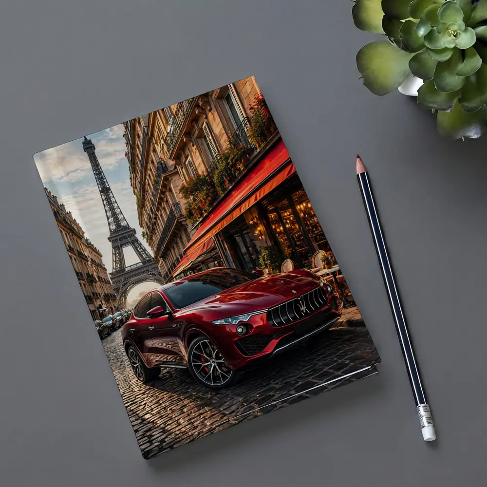 Maserati Levante Red SUV Paris Streets – Notebooks