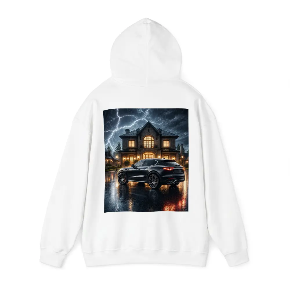 Maserati Levante Black Stormy Night Mansion – Hoodies