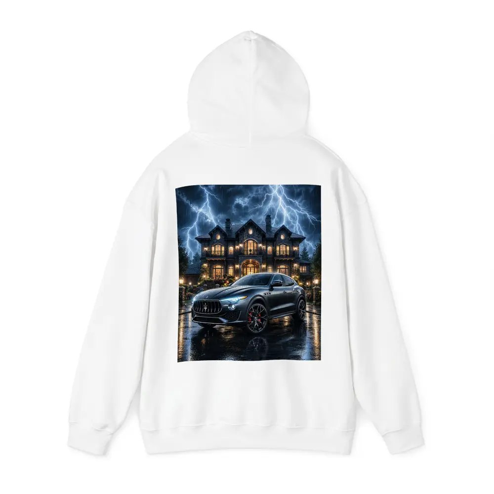 Maserati Levante Dark Stormy Night Mansion – Hoodies