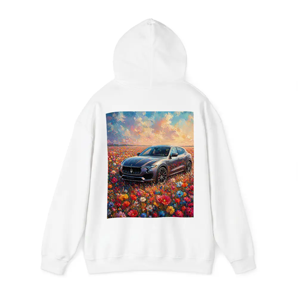 Maserati Levante Oil Painting Flower Field – Hoodies