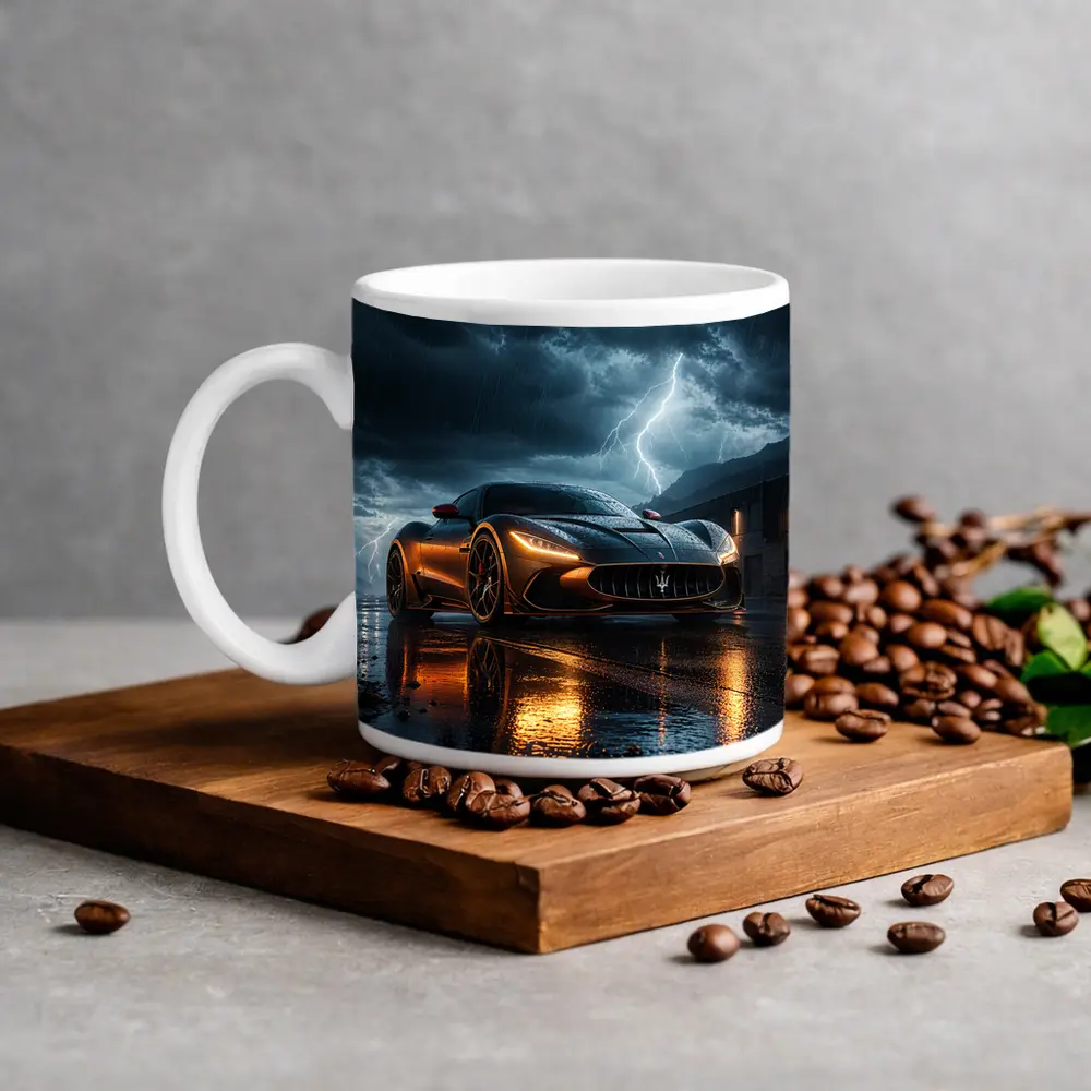 Maserati MC20 Lightning Storm Wet Night – Mugs