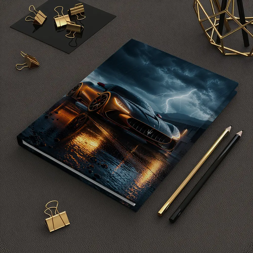 Maserati MC20 Lightning Storm Wet Night – Notebooks
