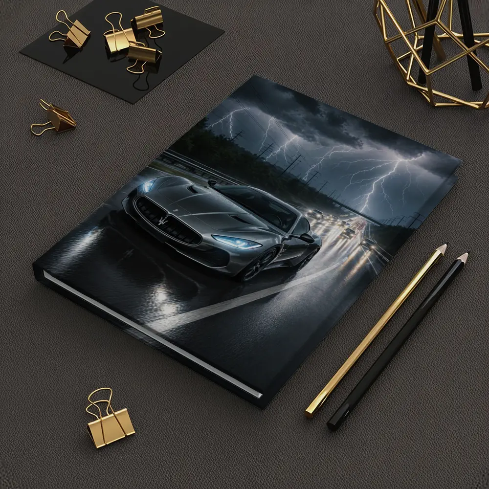 Maserati GranTurismo Racing Through Lightning Storm – Notebooks