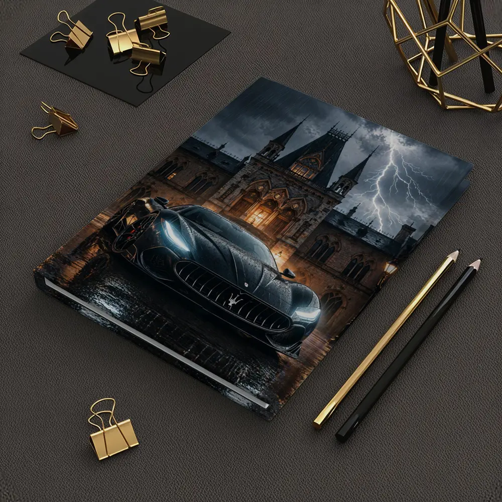 Maserati MC20 Black Storm Gothic Castle Night – Notebooks