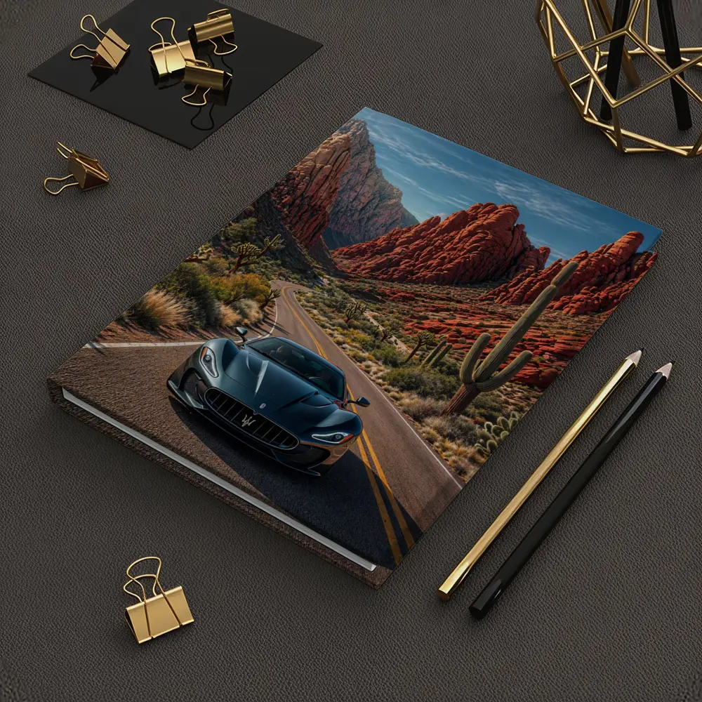 Maserati MC20 Driving Through Red Canyon Road – Notebooks