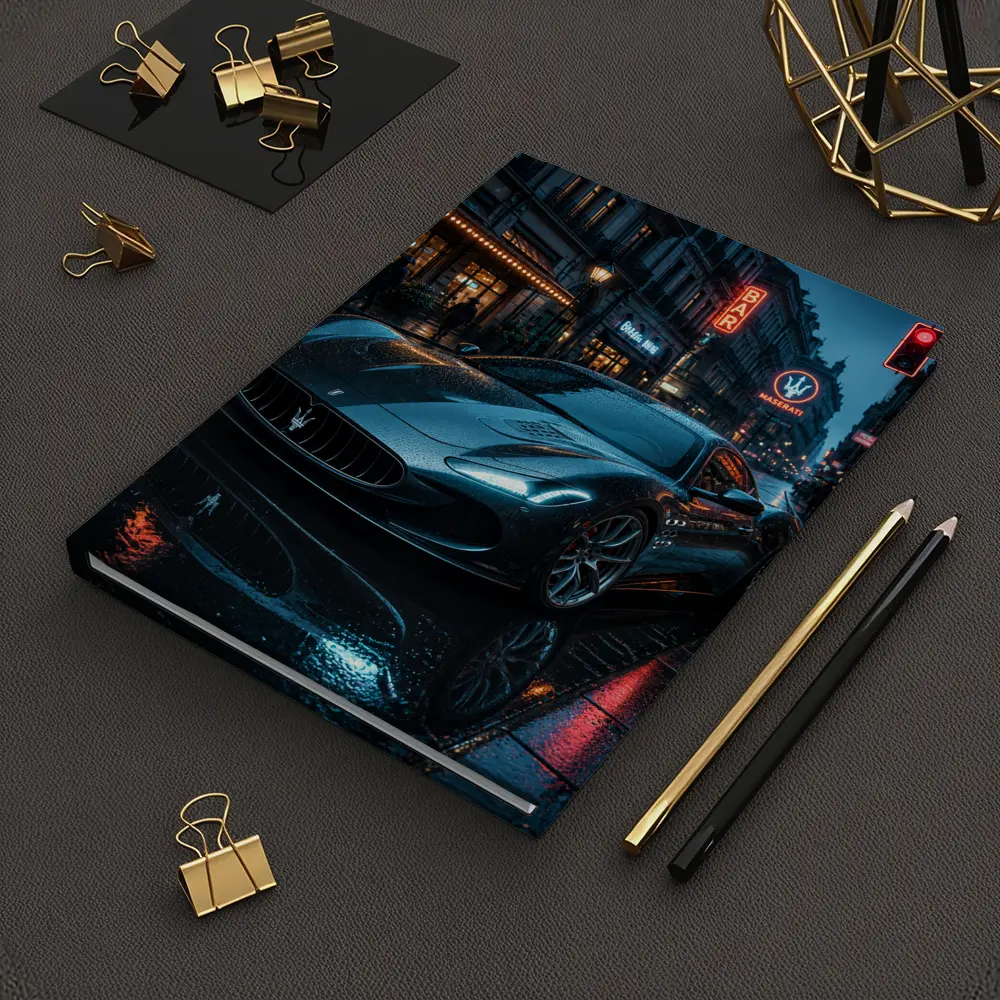 Maserati MC20 Wet City Street Night – Notebooks