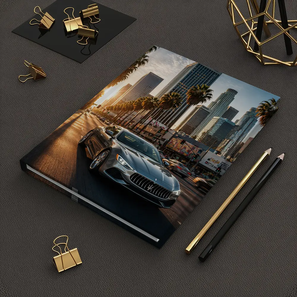 Maserati Quattroporte Cruising Los Angeles Streets – Notebooks