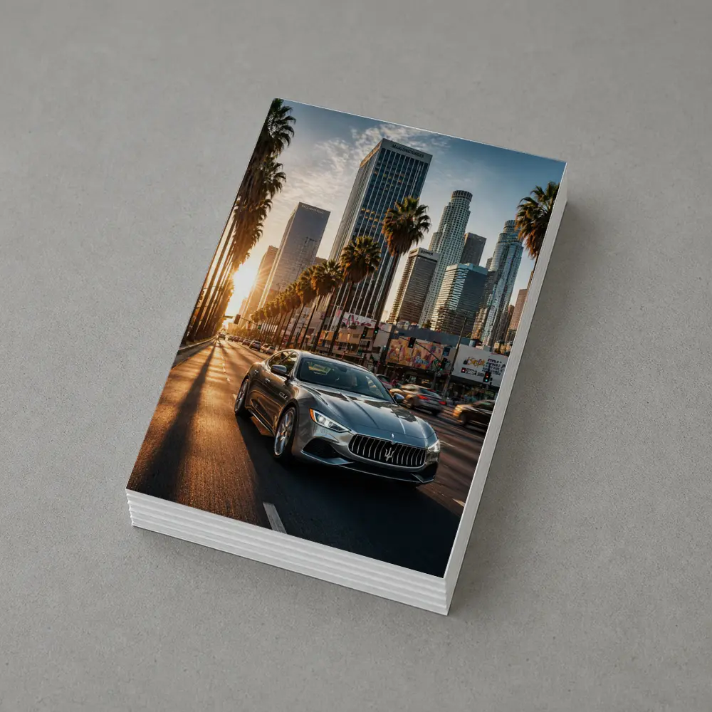 Maserati Quattroporte Cruising Los Angeles Streets – Postcards