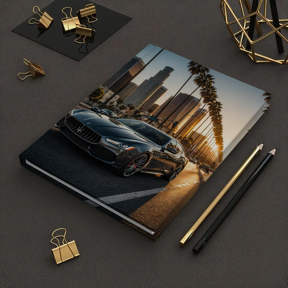 Maserati Quattroporte Cruising Los Angeles Streets – Notebooks