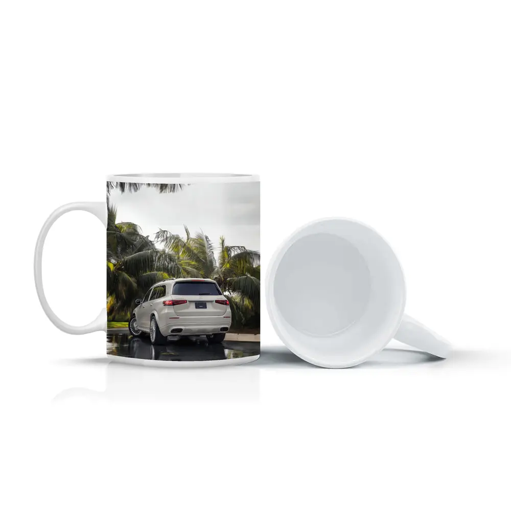 Mercedes Maybach GLS600 White SUV Rainy Palms – Mugs