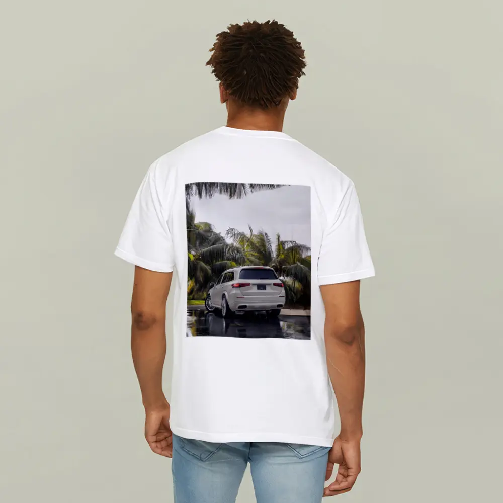 Mercedes Maybach GLS600 White SUV Rainy Palms – T-Shirts