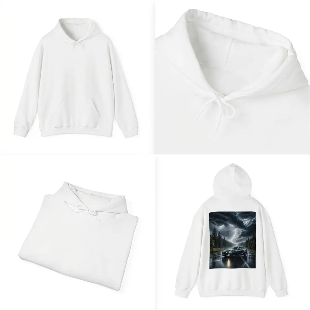 Mazda 3 Stormy Night Wet Road – Hoodies