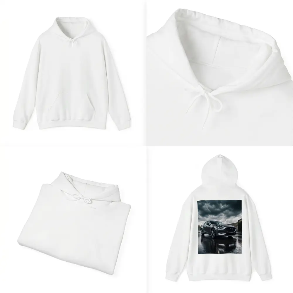 Mazda 6 Sedan Stormy Rainy Dark Sky – Hoodies