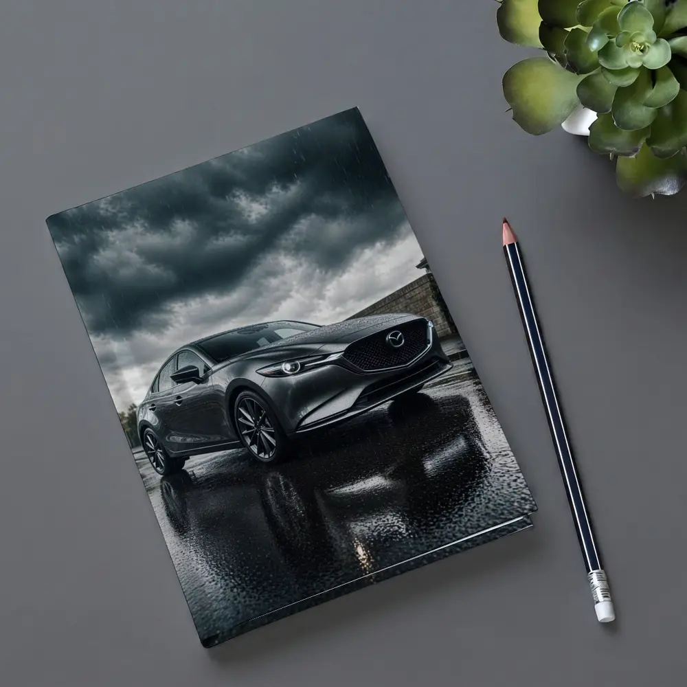 Mazda 6 Sedan Stormy Rainy Dark Sky – Notebooks
