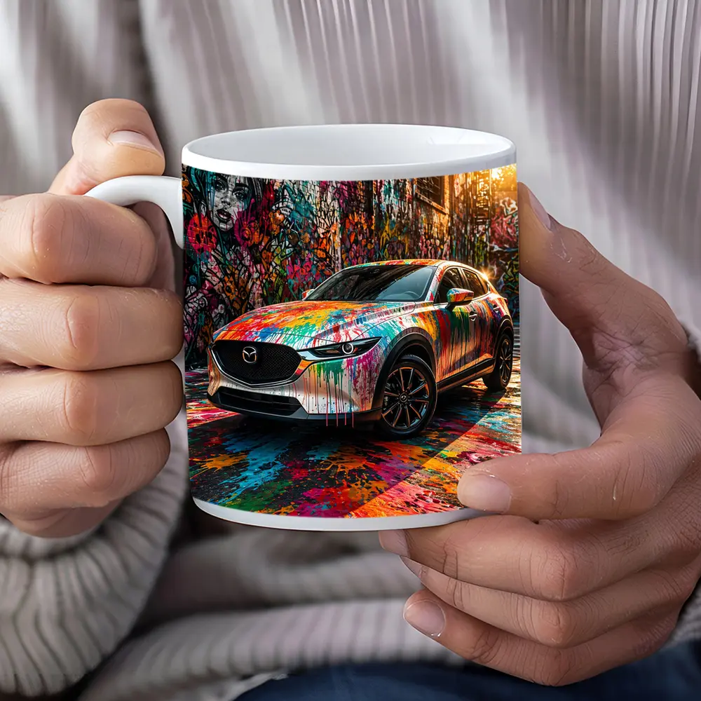 Mazda CX30 Paint Splash Graffiti Alley – Mugs