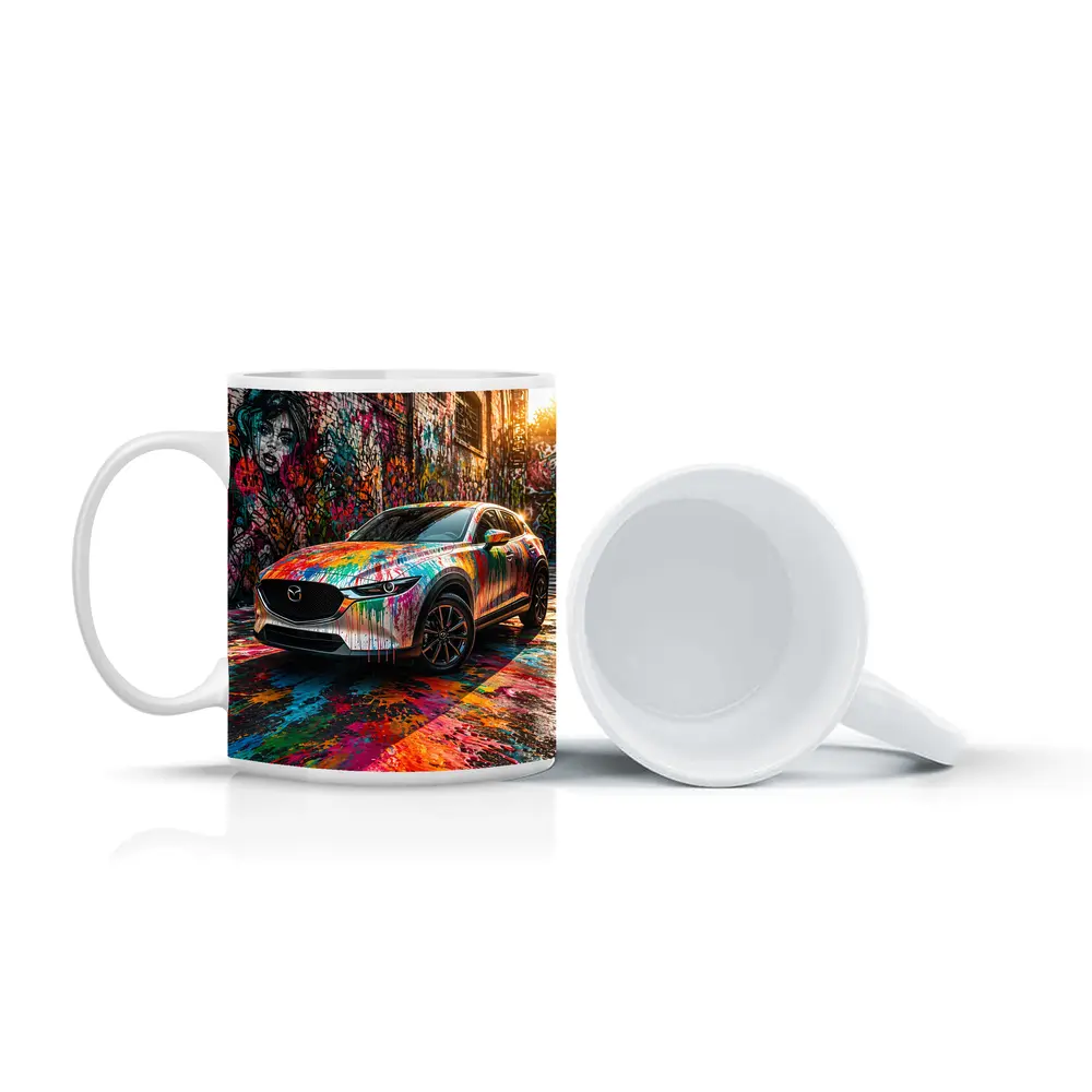 Mazda CX30 Paint Splash Graffiti Alley – Mugs