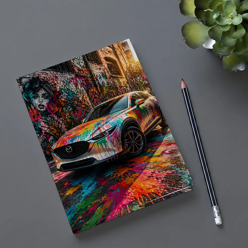 Mazda CX30 Paint Splash Graffiti Alley – Notebooks