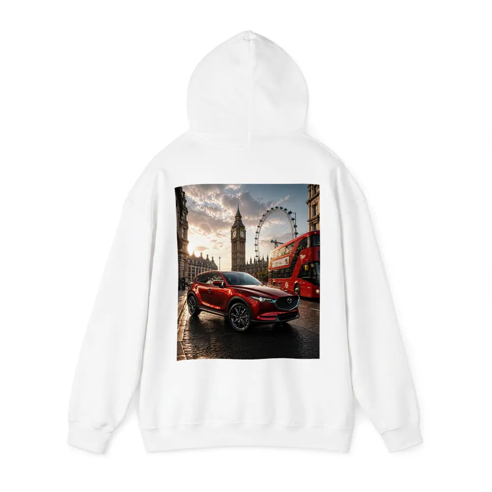 Mazda CX5 Red SUV London Street – Hoodies