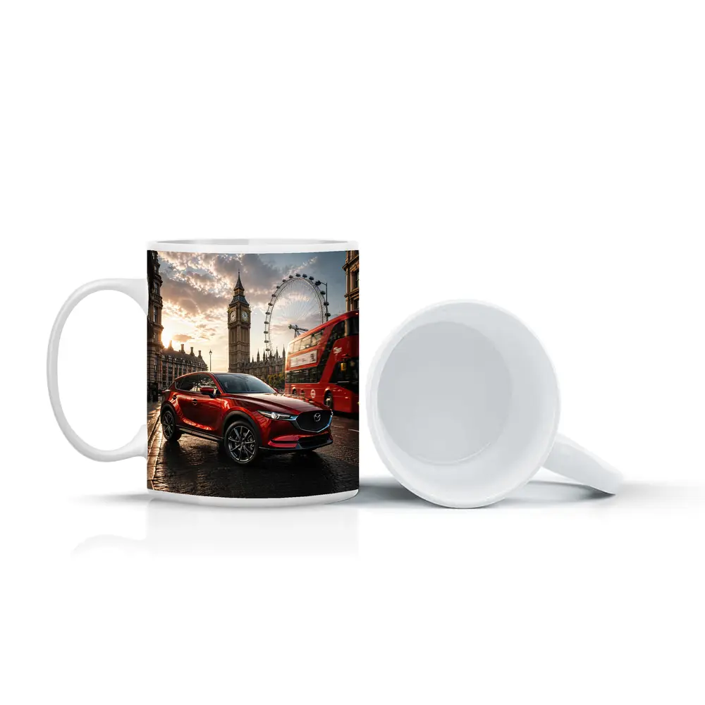 Mazda CX5 Red SUV London Street – Mugs