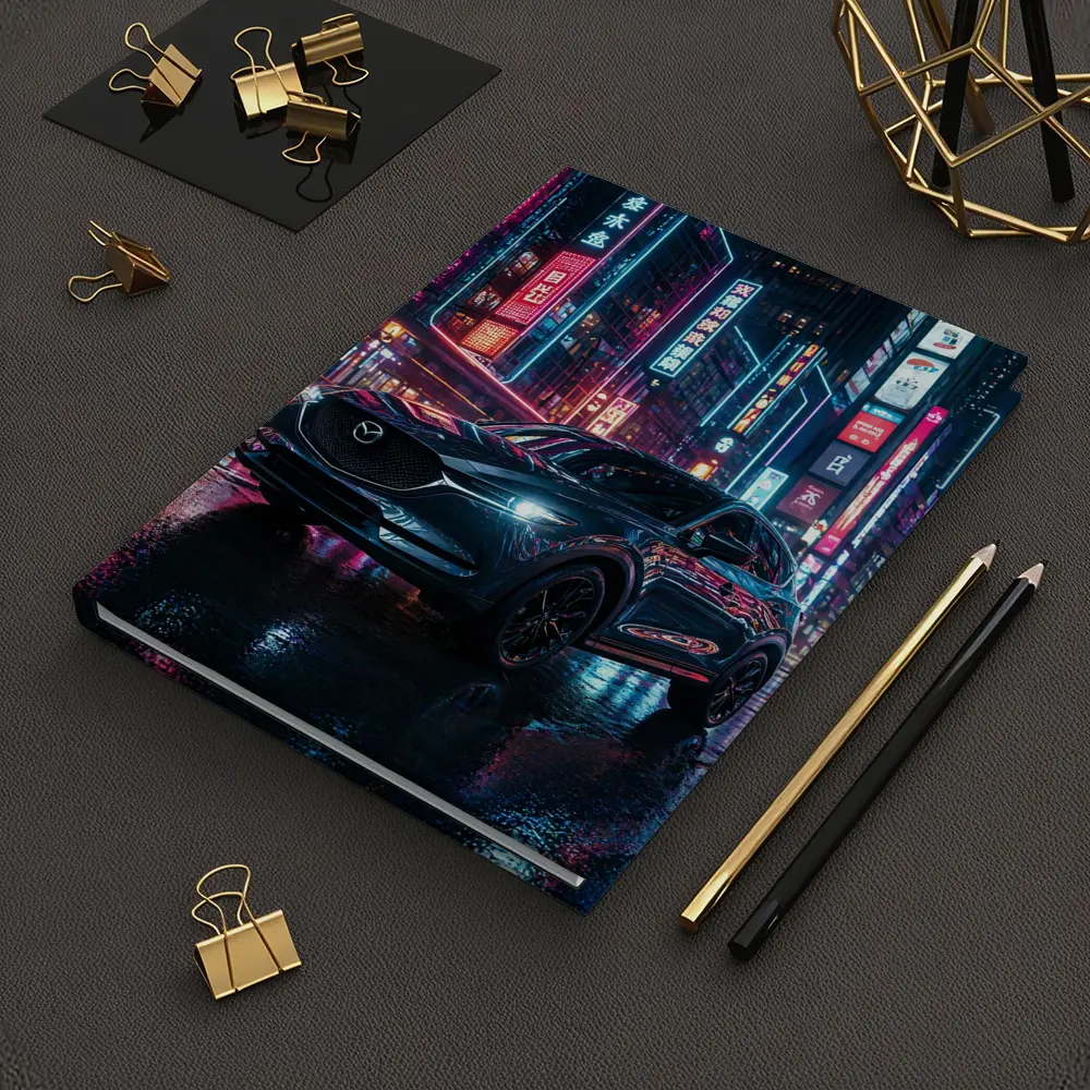 Mazda CX5 Neon City Night Street – Notebooks