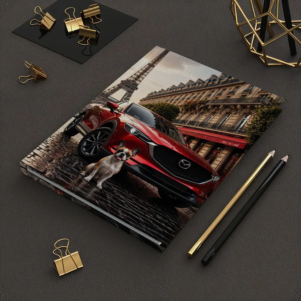 Mazda CX5 Red SUV Paris Eiffel Tower – Notebooks