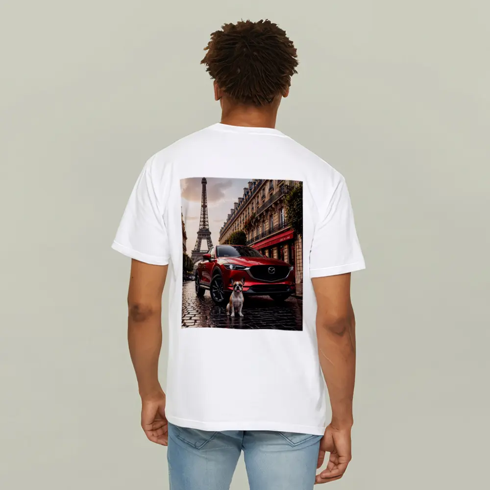 Mazda CX5 Red SUV Paris Eiffel Tower – T-Shirts