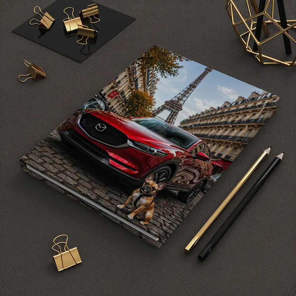 Mazda CX5 Red SUV Paris Eiffel Tower – Notebooks