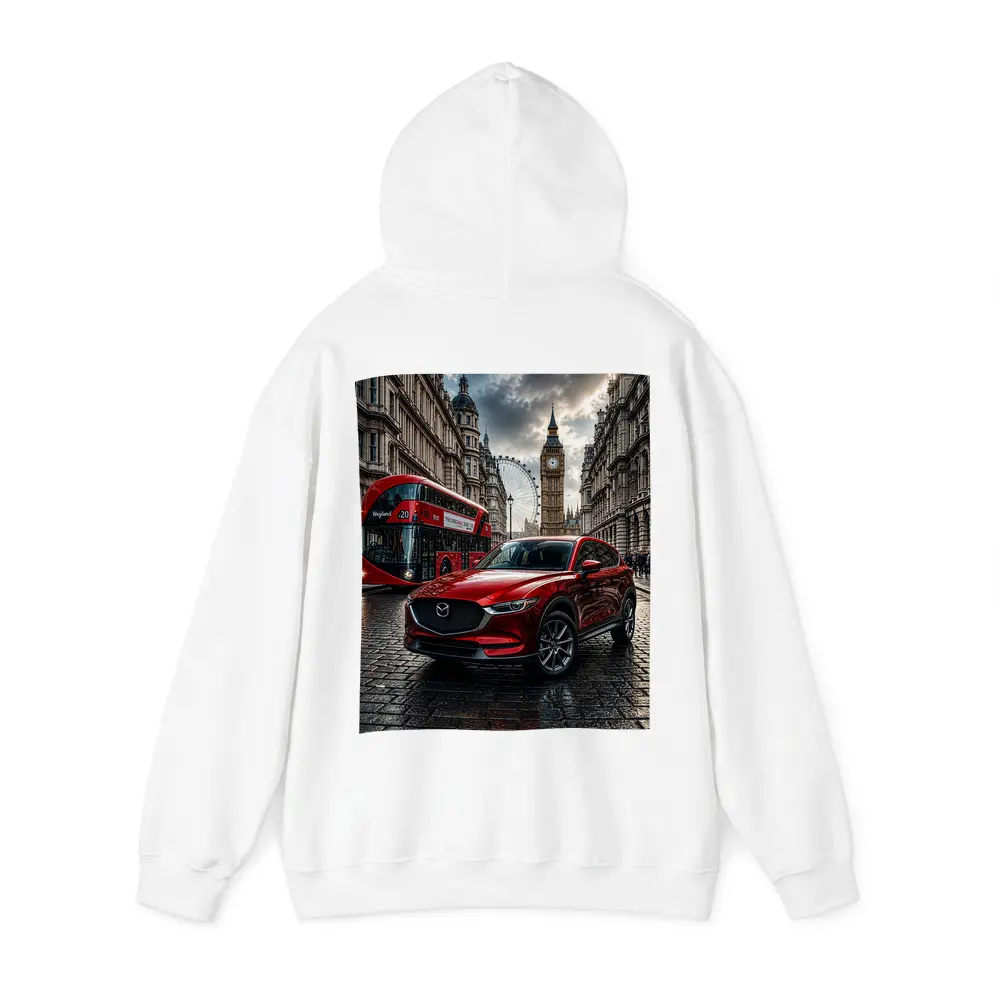 Mazda CX Five Red SUV London Street – Hoodies