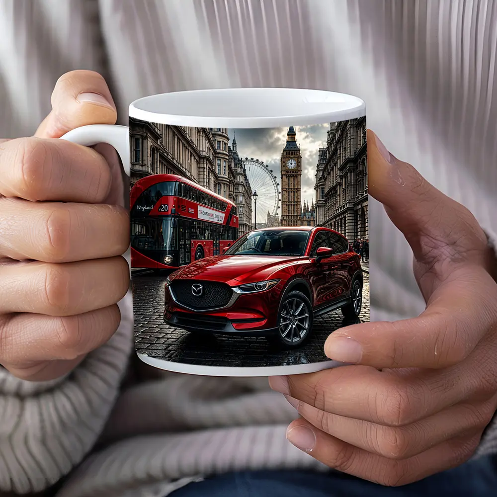 Mazda CX Five Red SUV London Street – Mugs