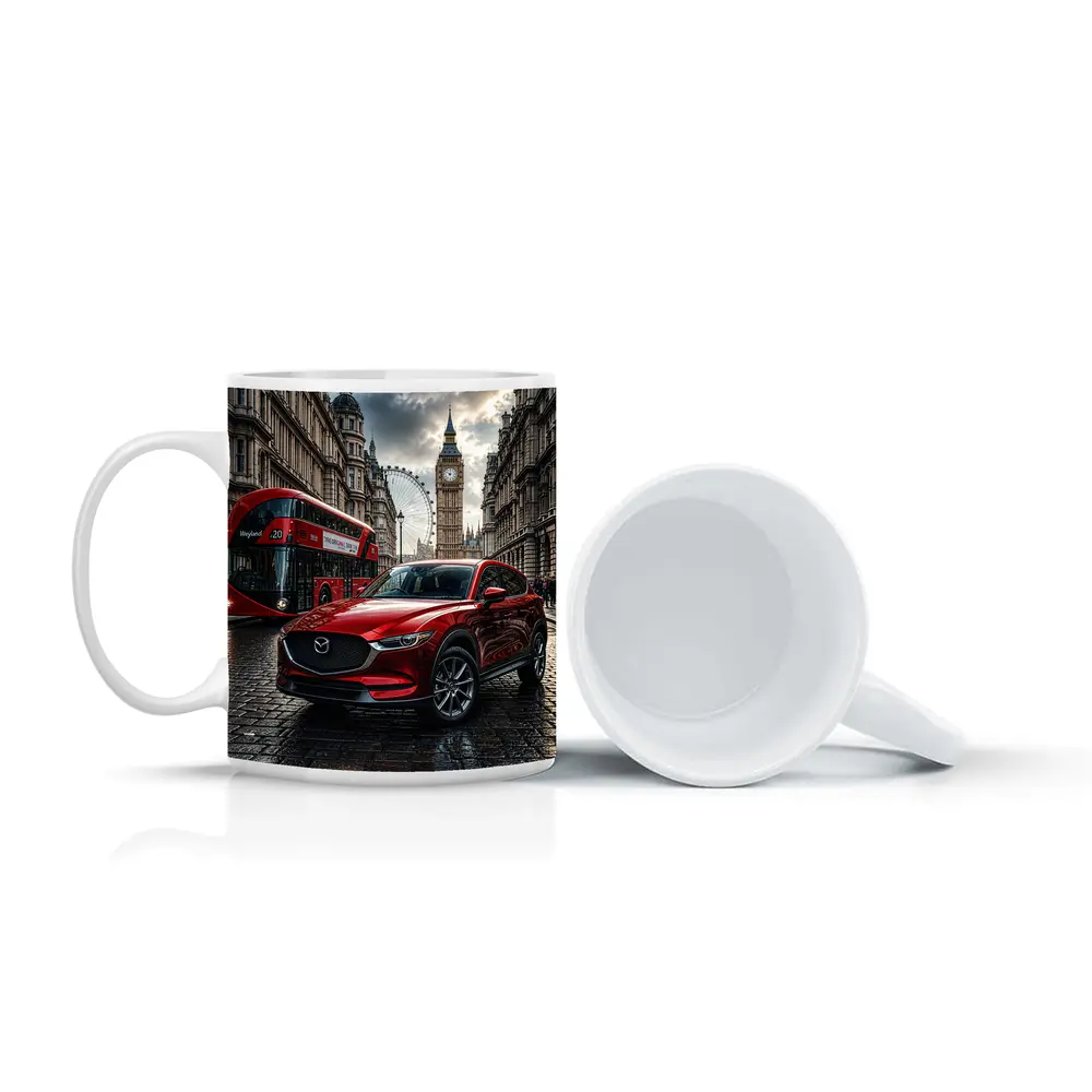 Mazda CX Five Red SUV London Street – Mugs