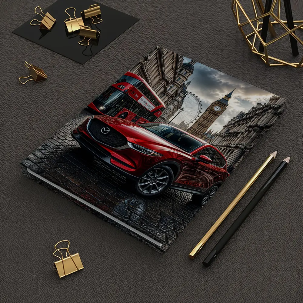 Mazda CX Five Red SUV London Street – Notebooks