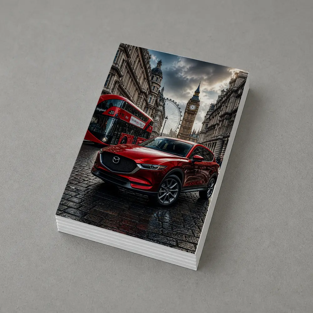 Mazda CX Five Red SUV London Street – Postcards