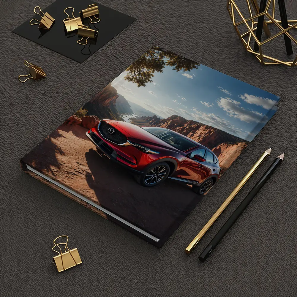 Mazda CX5 Red SUV Canyon Sunset View – Notebooks