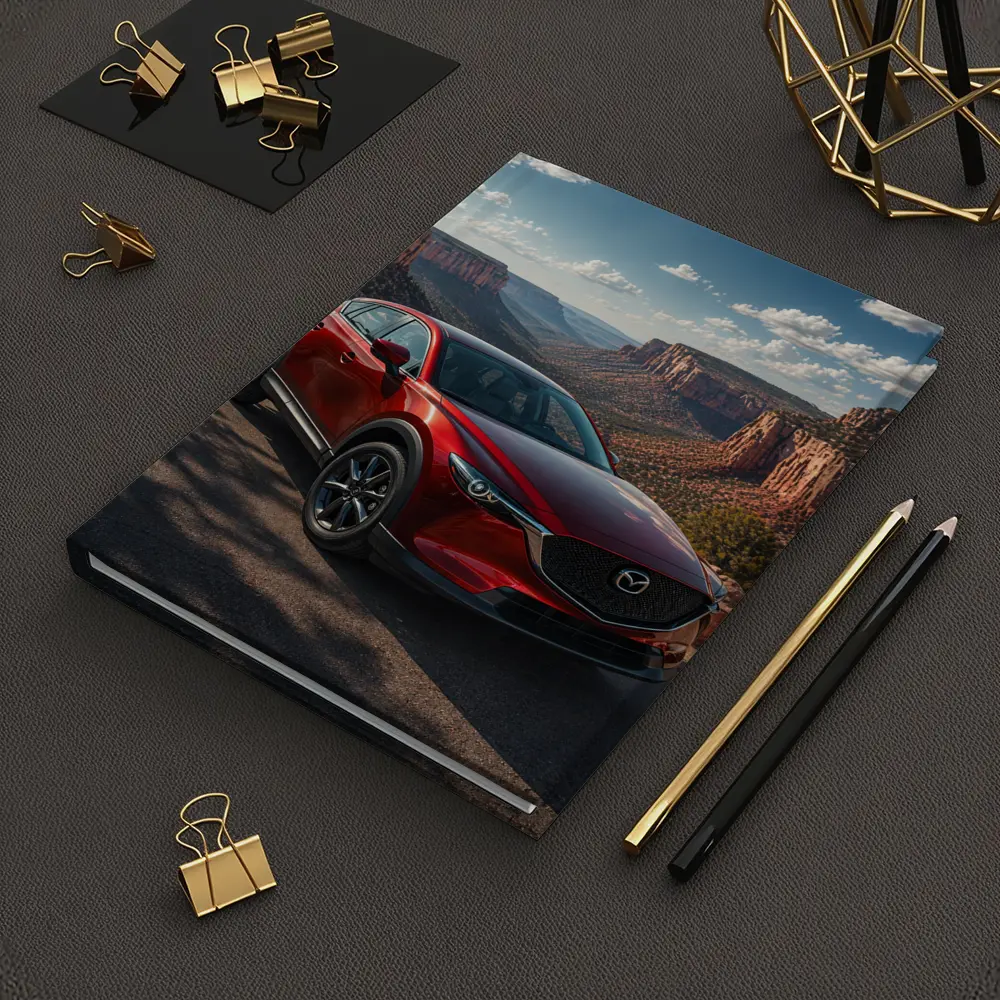 Mazda CX5 Red SUV Canyon Landscape – Notebooks