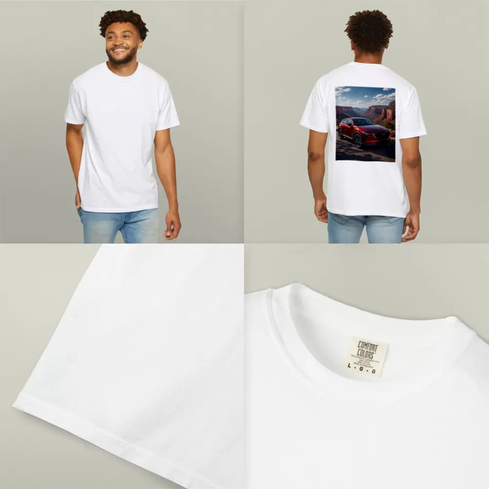 Mazda CX5 Red SUV Canyon Landscape – T-Shirts