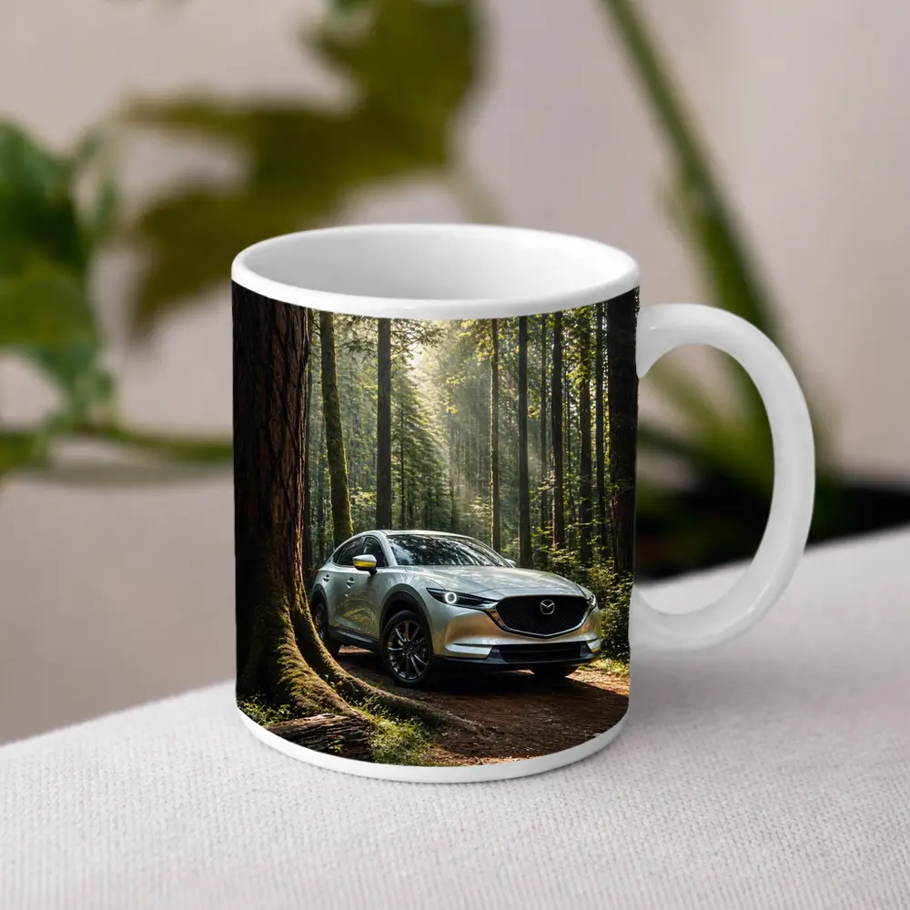 Mazda CX Forest Light Silver SUV – Mugs