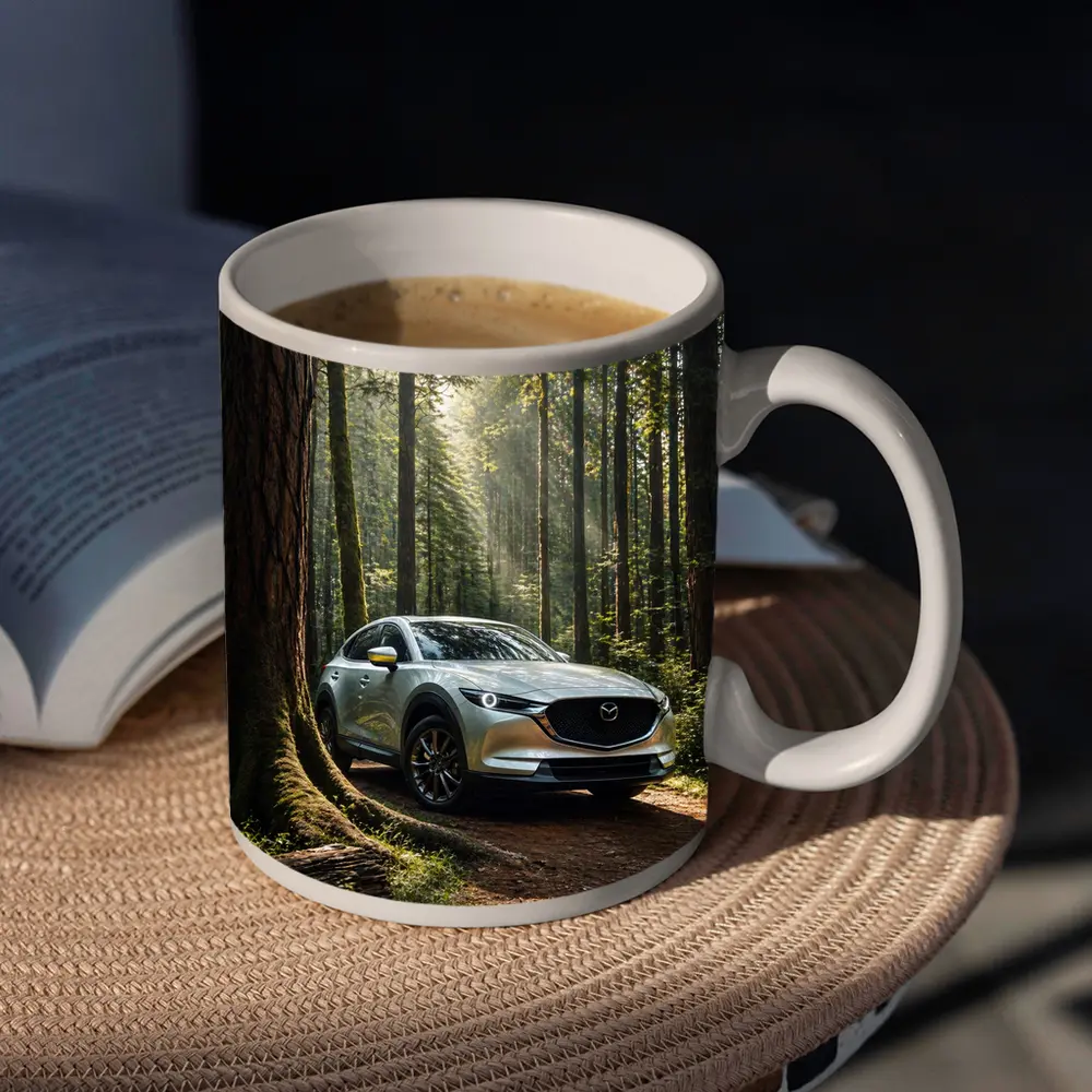 Mazda CX Forest Light Silver SUV – Mugs