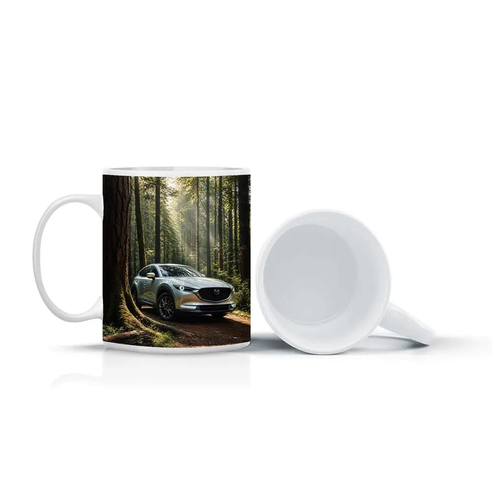 Mazda CX Forest Light Silver SUV – Mugs