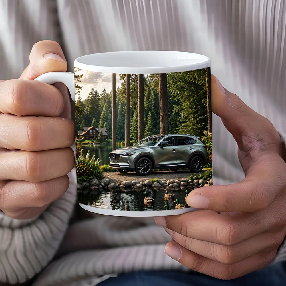 Mazda CX-9 Parked By Forest Lake – Mugs