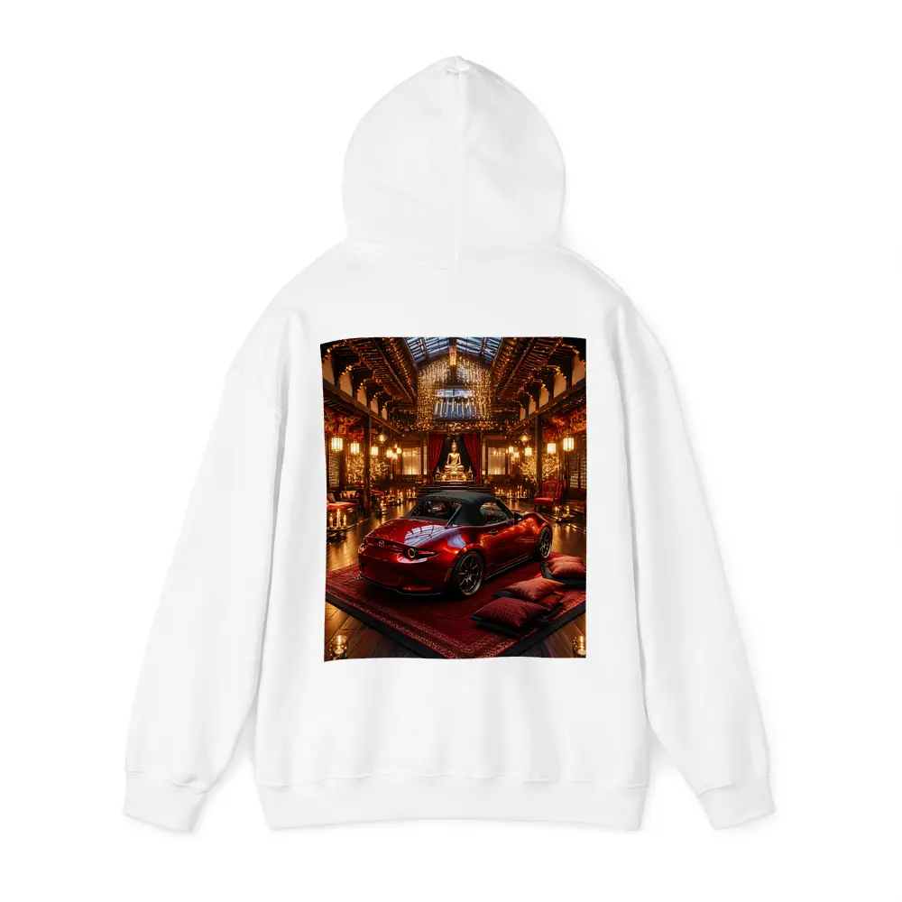 Mazda MX-5 Miata Red Temple Interior – Hoodies