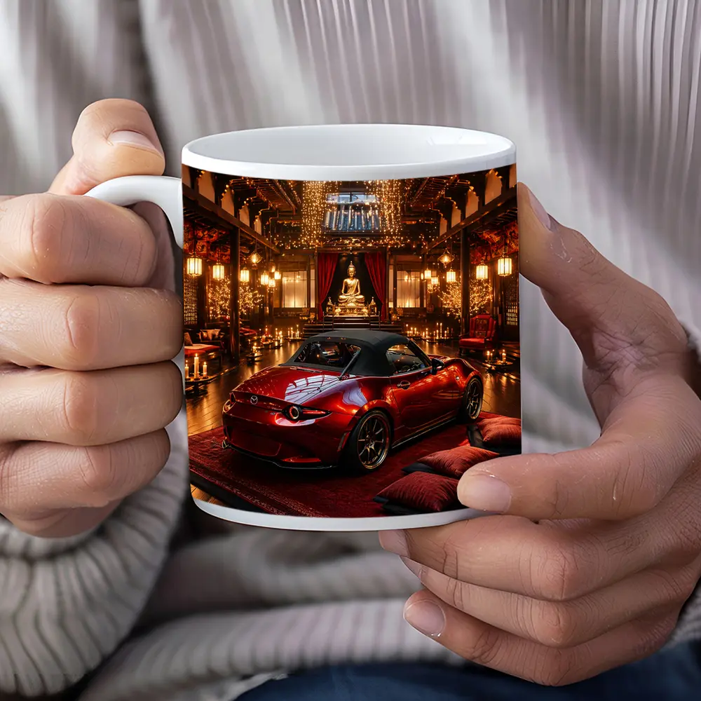 Mazda MX-5 Miata Red Temple Interior – Mugs