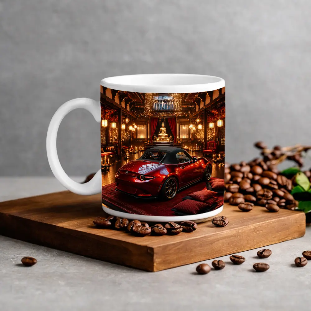 Mazda MX-5 Miata Red Temple Interior – Mugs