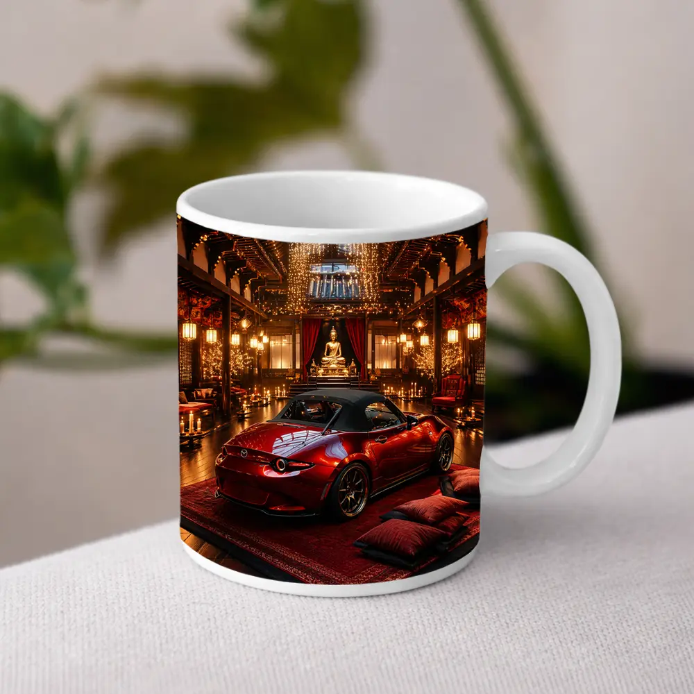Mazda MX-5 Miata Red Temple Interior – Mugs