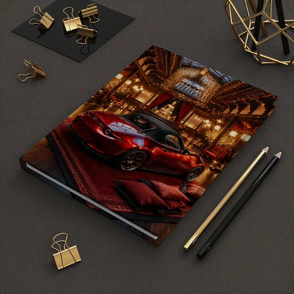 Mazda MX-5 Miata Red Temple Interior – Notebooks